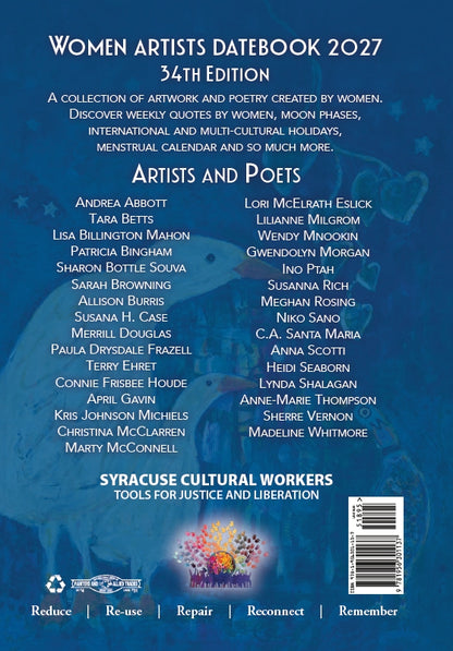 2027 Women Artists Datebook