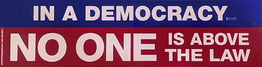 Sticker - No One is Above the Law