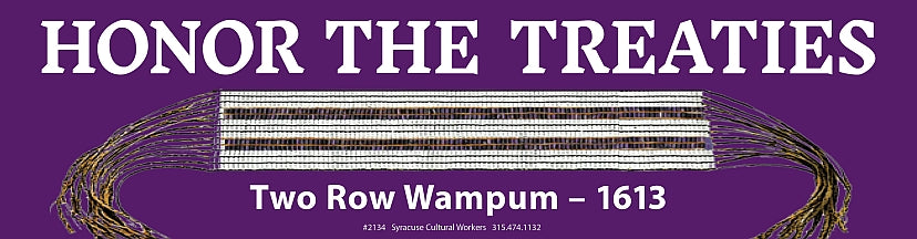 Sticker - Two Row – Honor The Treaties