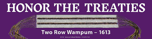 Sticker - Two Row – Honor The Treaties