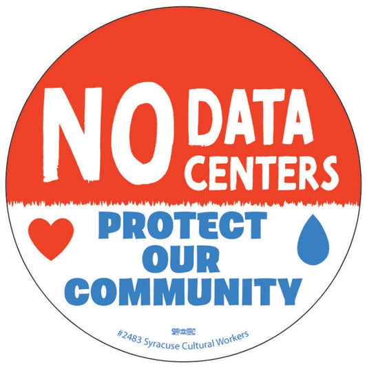 Small Sticker - No Data Centers