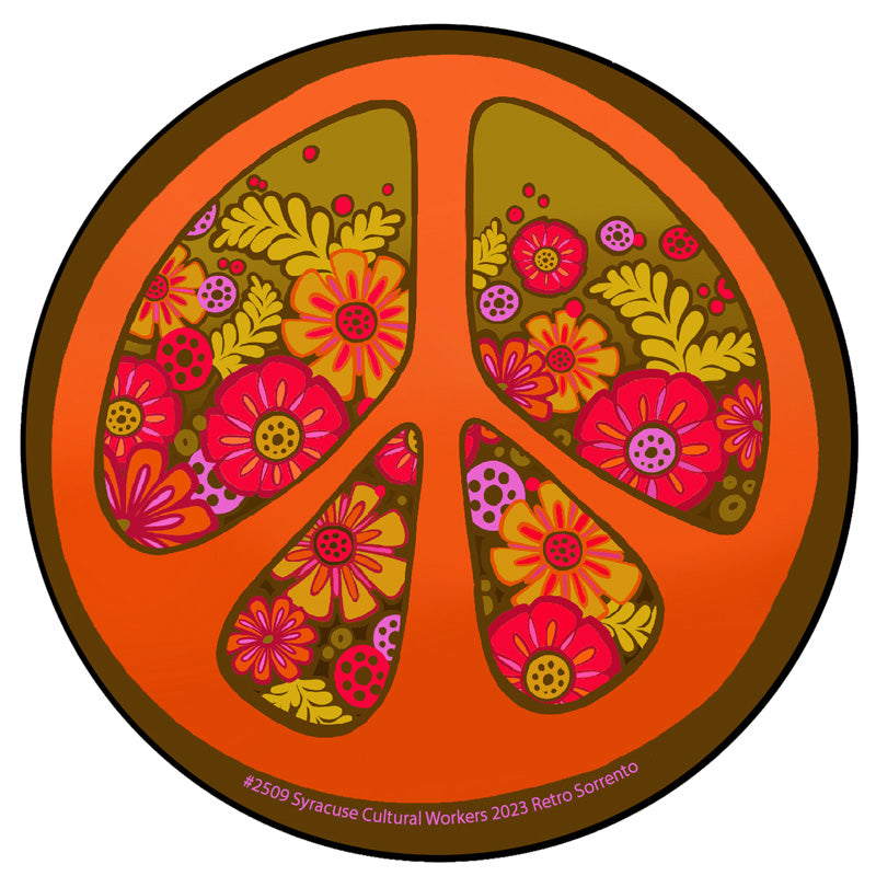 Small Sticker - Hippy Peace Sign