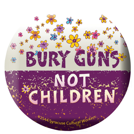 Small Sticker - Bury Guns Not Children
