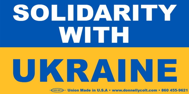 Sticker - Solidarity With Ukraine