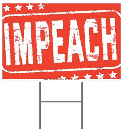 Yard Sign - Impeach