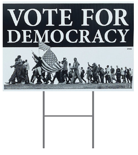 Yard Sign - Vote for Democracy
