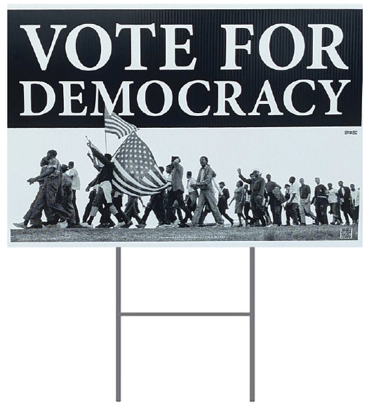 Yard Sign - Vote for Democracy