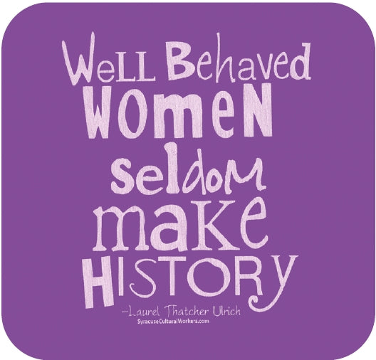 Purple Well Behaved Women Large #5295
