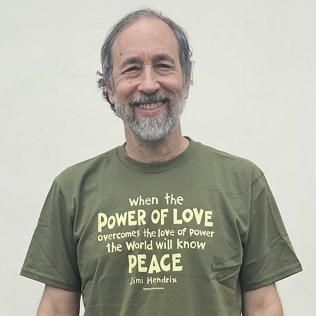 T-Shirt - The Power of Love ~ Jimi Hendrix - Unisex