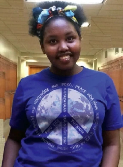 T-Shirt - Voices for Peace: 37 Languages - Unisex