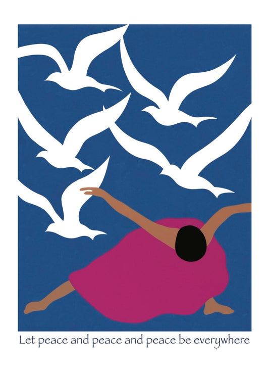 Notecard - Dancer With Birds
