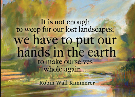 Notecard - Hands In The Earth