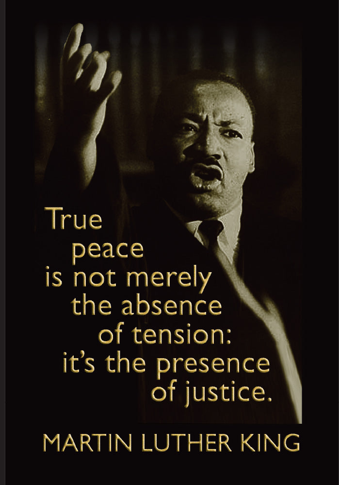Notecard - MLK - True Peace