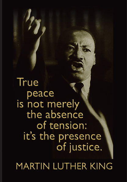 Notecard - MLK - True Peace