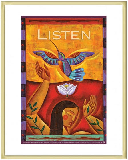 Framed Small Print - Listen