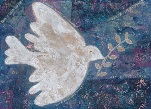 Holiday Card - Peace, Love, Light 4x6"