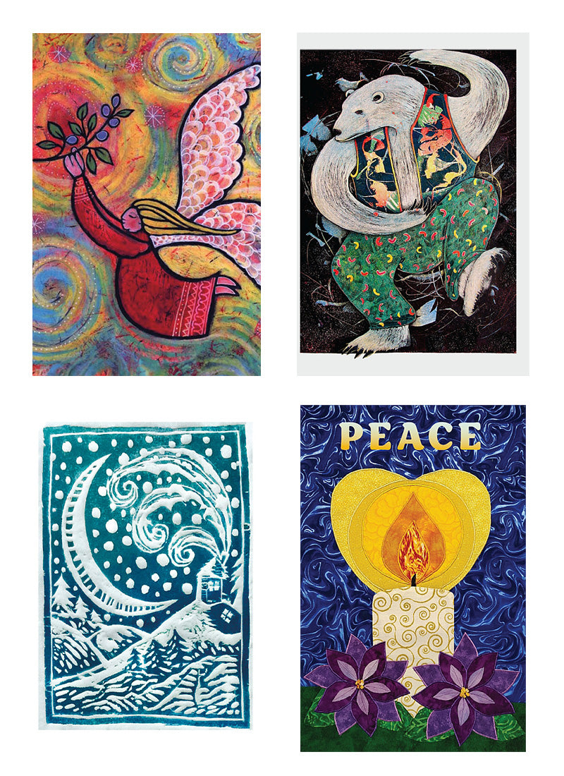 2025 Holiday Card Sampler 4x6" Syracuse Cultural Workers