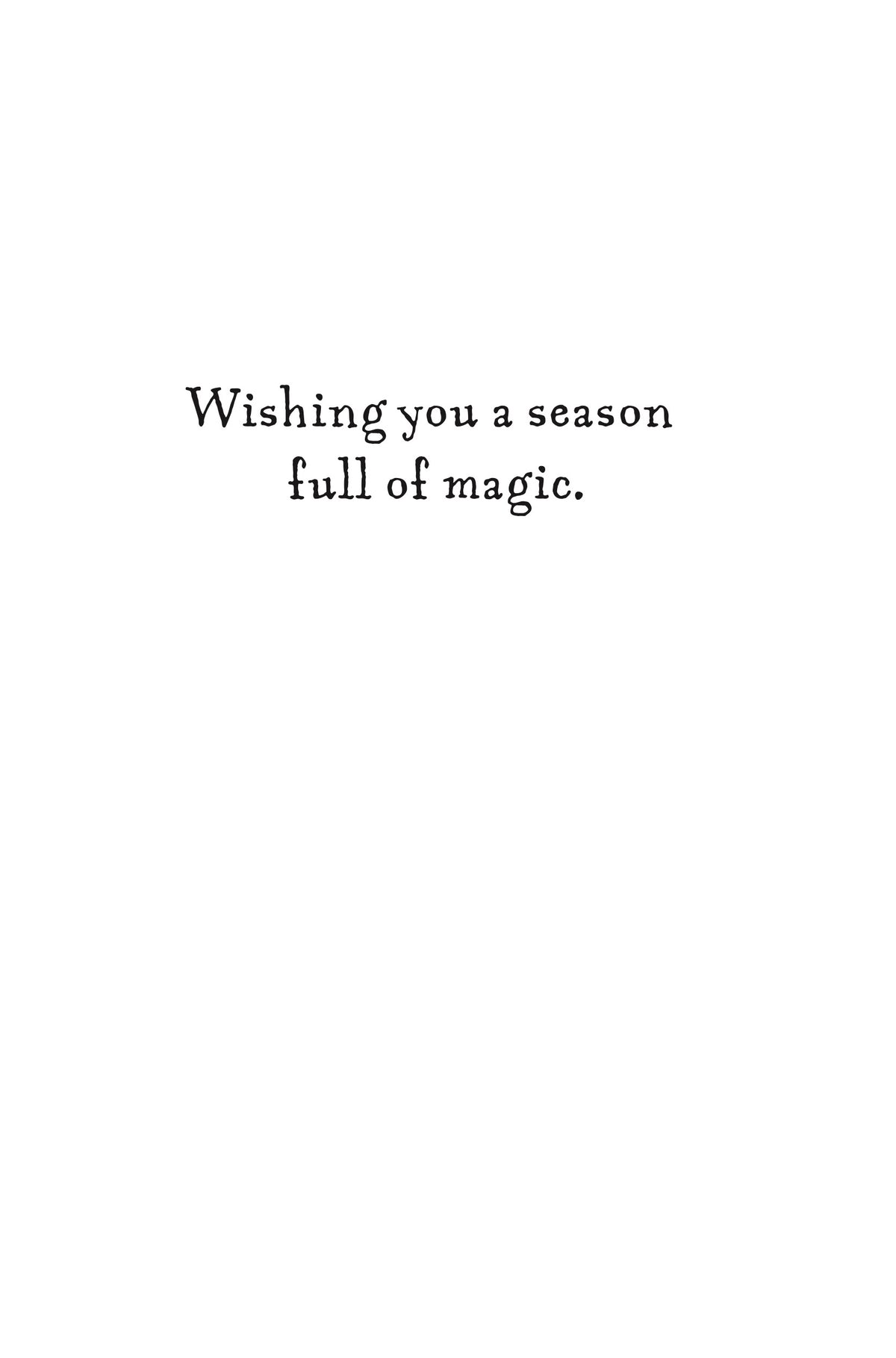 Holiday Card - Taking Flight