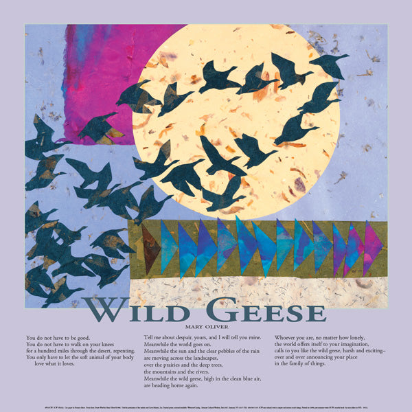 Poster - Mary Oliver's Wild Geese