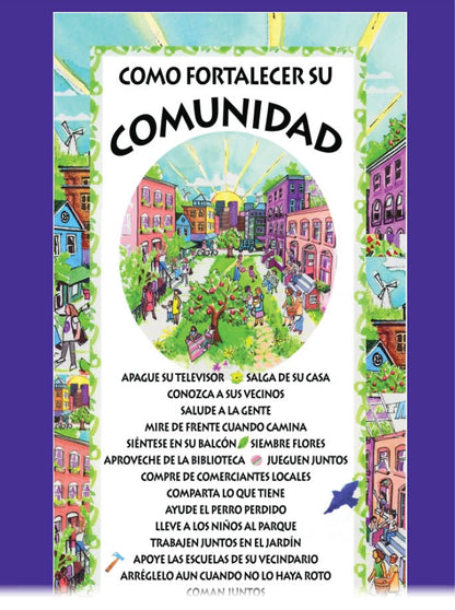 Poster - Como Fortalecer Su Comunidad