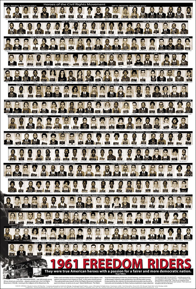 Poster - 1961 Freedom Riders
