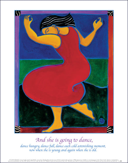 Poster - Red Dress Dancing