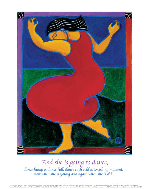 Poster - Red Dress Dancing