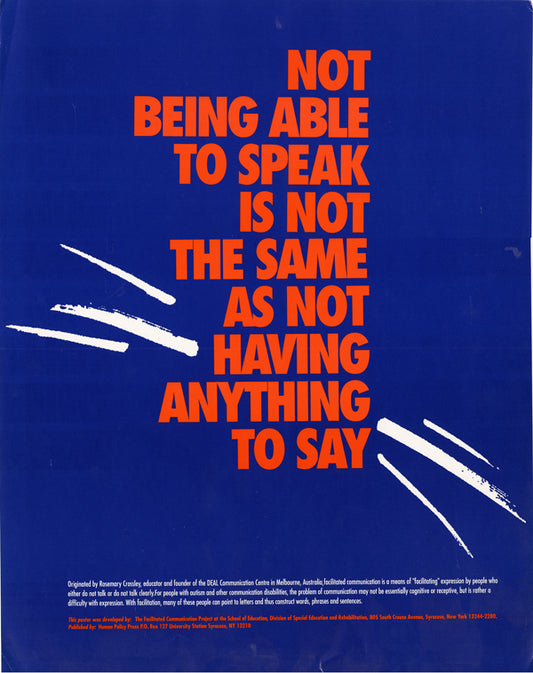 Disability Cannot Talk Disability Rights – Syracuse Cultural Workers
