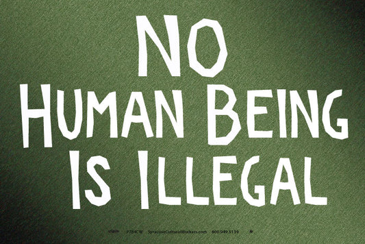 Poster - No Human Being is Illegal