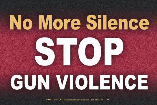 Poster - No More Silence Stop Gun Violence