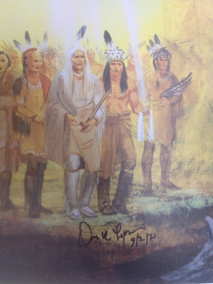 Poster - Tadadaho: Circa Ninth Century AD (Signed)