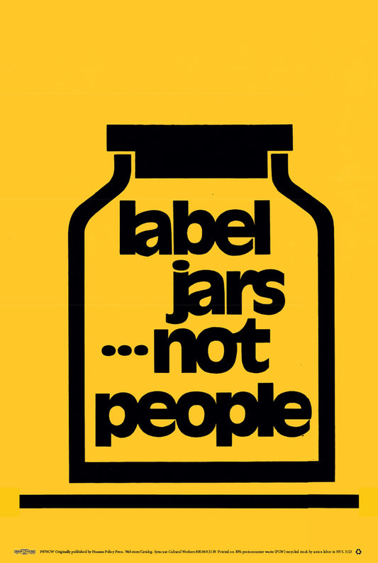 Poster - Label Jars Not People