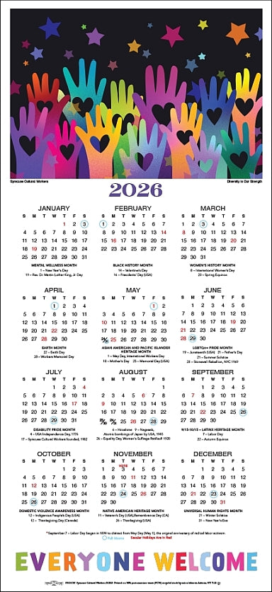 2026 Poster Calendar