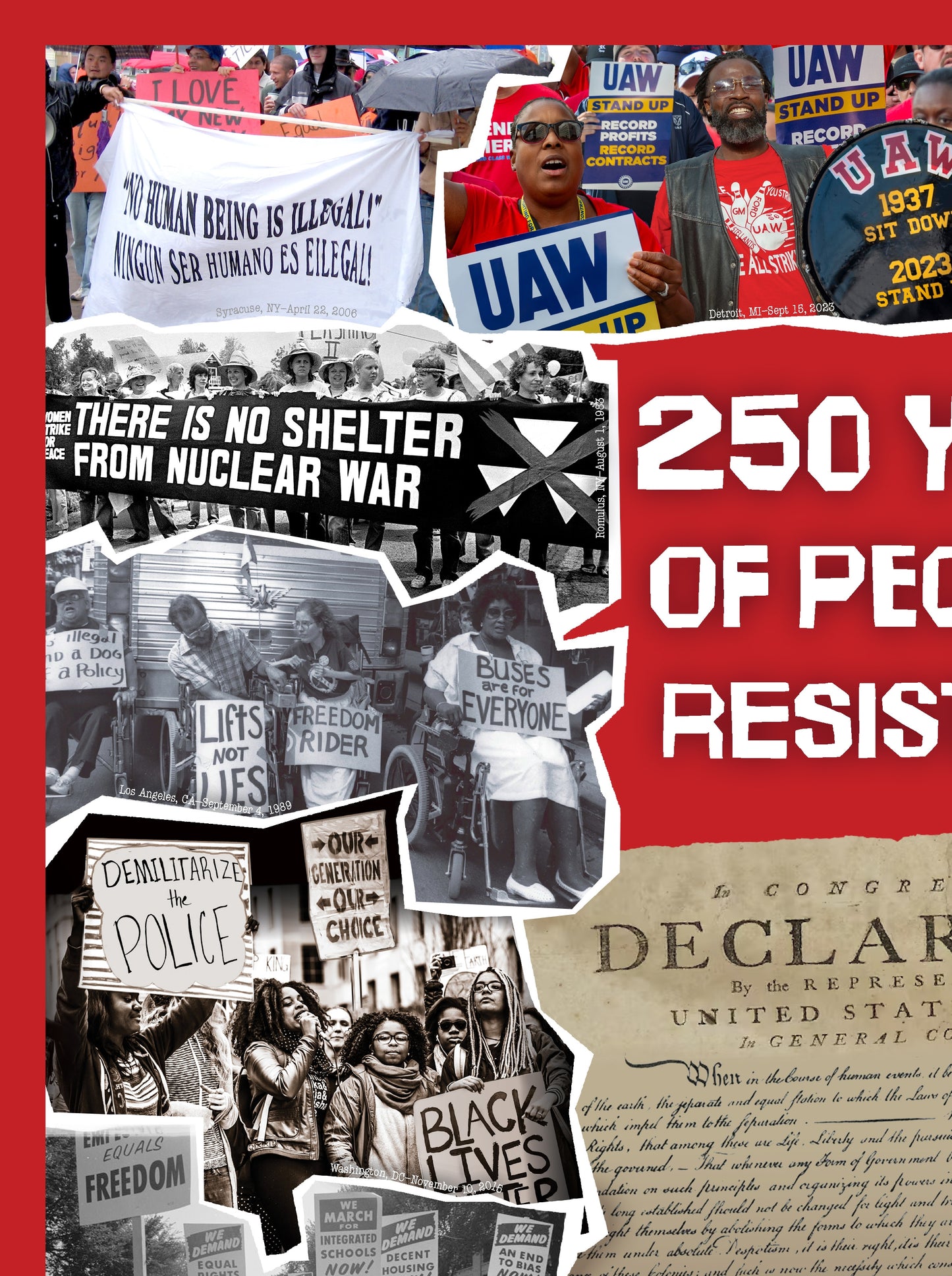 Poster - 250 Years of Peoples' Resistance