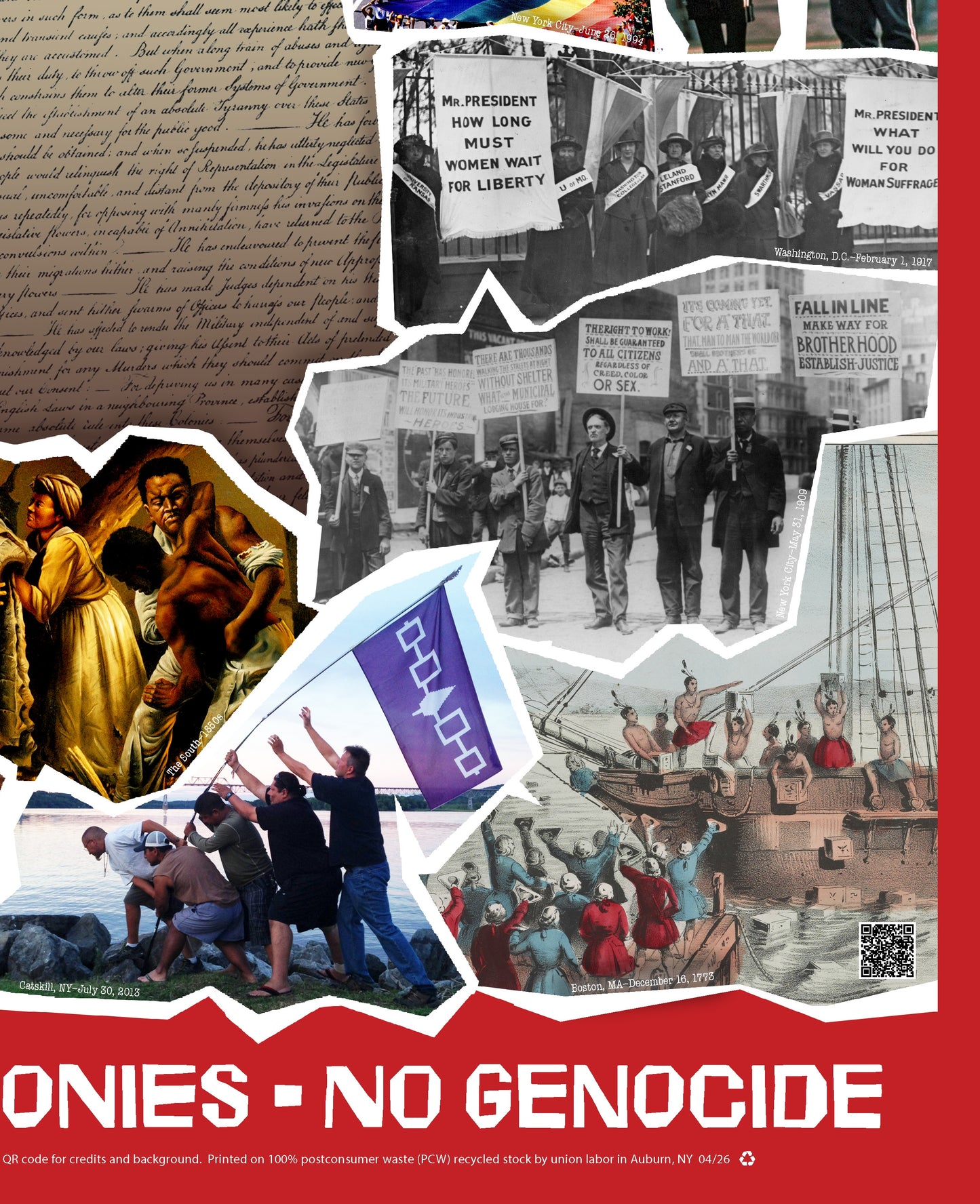Poster - 250 Years of Peoples' Resistance