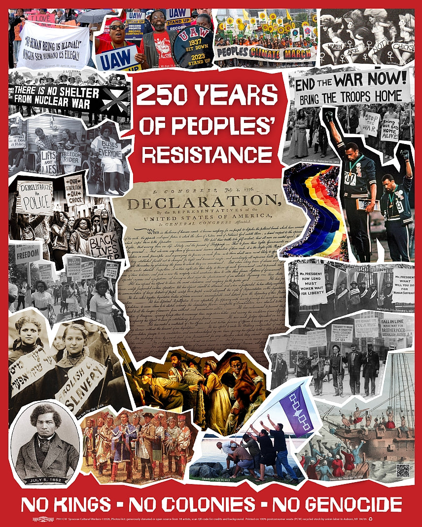 Poster - 250 Years of Peoples' Resistance