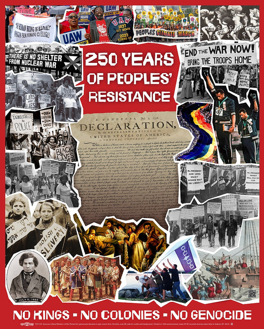 Poster - 250 Years of Peoples' Resistance