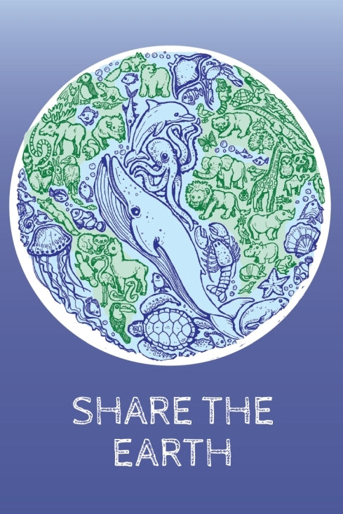 Postcard - Share the Earth