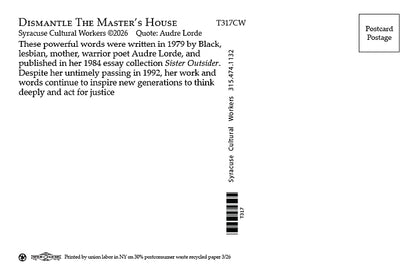 Postcard - Dismantle The Master's House