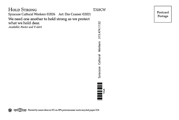 Postcard - Hold Strong