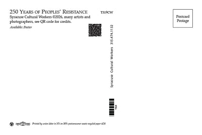 Postcard - 250 Years of Peoples Resistance