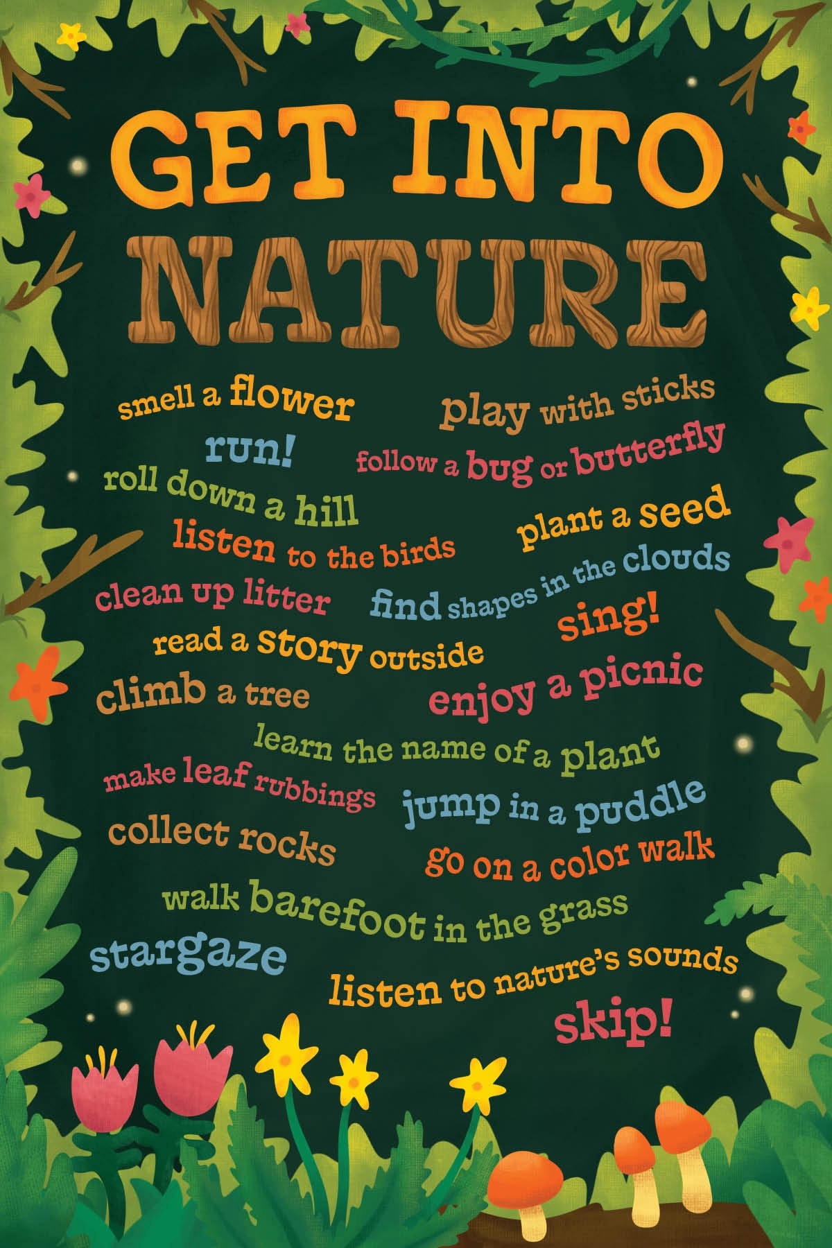 Postcard - Get Into Nature