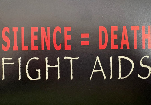 Postcard - Silence = Death - Fight Aids