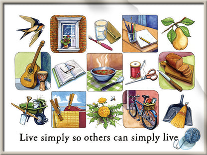 Poster - Live Simply So Others Can Simply Live