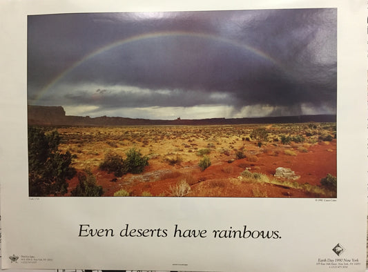 Poster - Even Deserts Have Rainbows