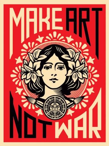 Poster - Make Art Not War