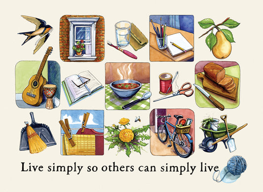 Poster - Live Simply So Others Can Simply Live