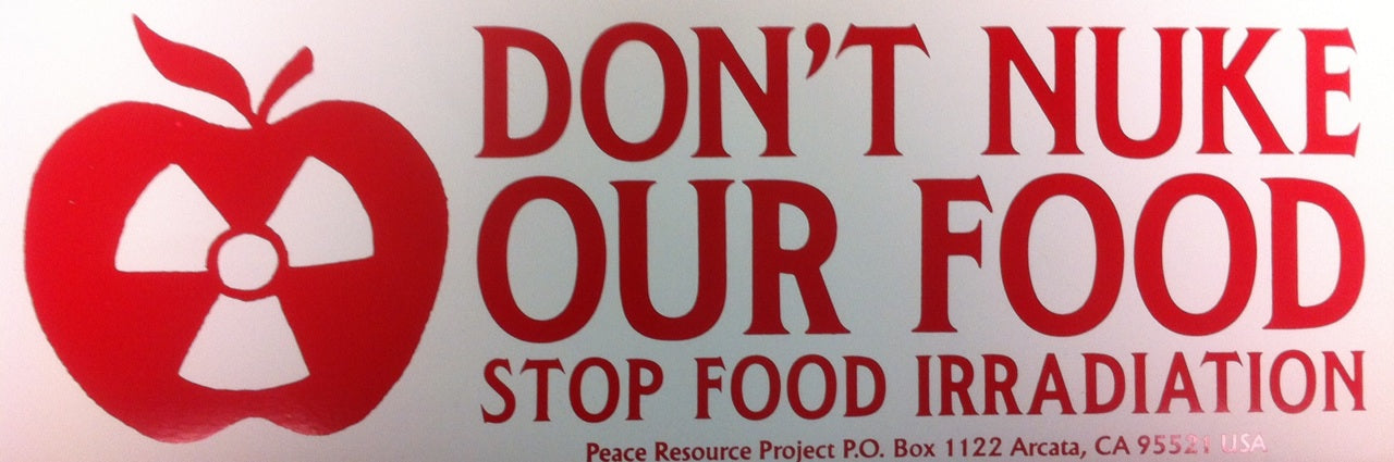 Sticker - Don't Nuke Our Food