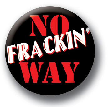 Button - No Frackin' Way