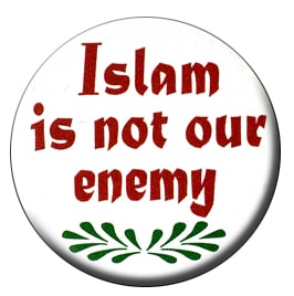 Button - Islam is not our enemy